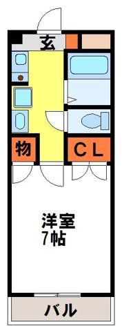 グレイス二日市壱番館の間取り画像