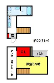 リヴェール二日市の間取り画像