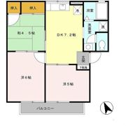 メュールパレ松本IIの間取り画像