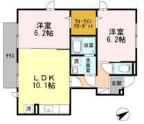 プランドール本郷台C棟の間取り画像