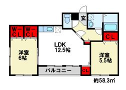シャルムシャトー貴江の間取り画像
