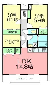 エクセラン湘南の間取り画像