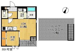 GRANDTIC Riz 高宮の間取り画像