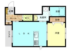 Terrace shaddy K.Sの間取り画像