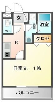 Claire Kの間取り画像