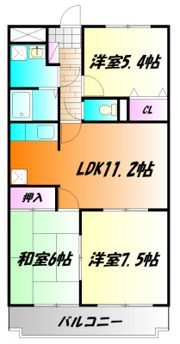 グランシャリオの間取り画像