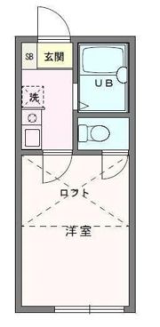 クンストハウス茅ヶ崎館の間取り画像