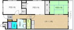 ラルゴ久宝寺の間取り画像