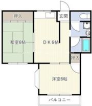 ビートル山本北Cの間取り画像