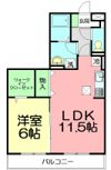 トネリコテラス1の間取り画像