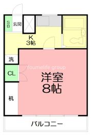 カサブランカハイツの間取り画像