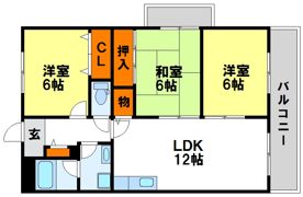 サンハイツ公園通りの間取り画像