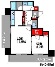 RJRプレシア千早の間取り画像