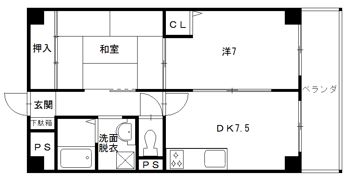 ドゥミール西山本の間取り画像