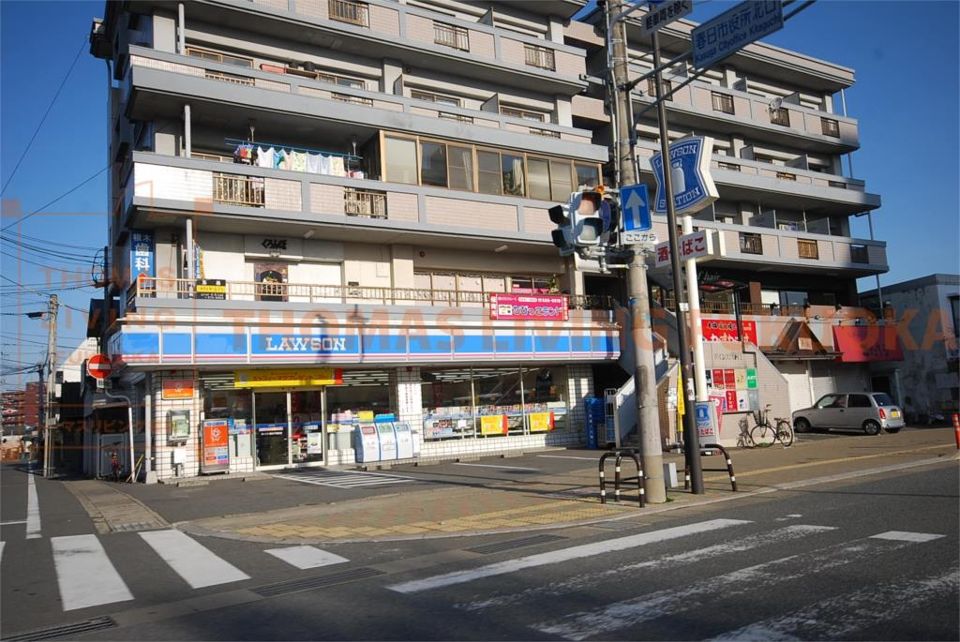 近くのローソン 春日千歳町店まで431m（徒歩6分）