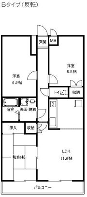 ヴェルテックス湘南の間取り画像