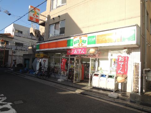 近くのサンクス 弥刀駅前店まで221m（徒歩3分）