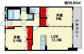 プレジデント正弥横峰の間取り画像