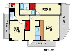 アーバニティ春日原の間取り画像