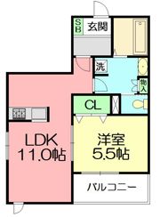 Southern wind （サザンウィンドウ）の間取り画像