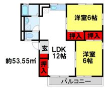 セジュールヴィオレの間取り画像