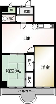 レジデンス平塚の間取り画像