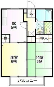 コーポコジマの間取り画像