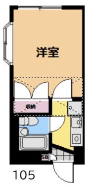 ジョイパレス平塚の間取り画像