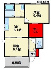 セレッソ若葉台Aの間取り画像