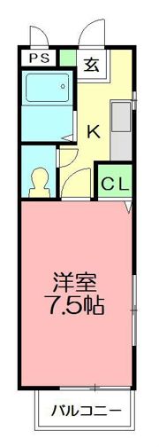 グランヒルズ中野の間取り画像