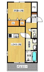 アムール レオの間取り画像