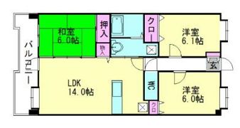 プレステージIIの間取り画像