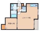 リテラ平尾東の間取り画像
