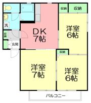 エクシード湘南Cの間取り画像