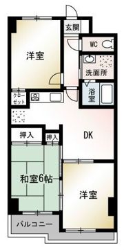 エスポアールYAZAWAの間取り画像