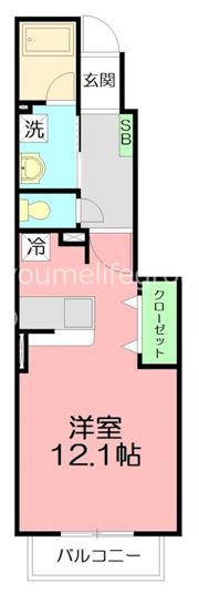 ベルグラースの間取り画像