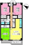 ヴィラージュ荷稲の間取り画像