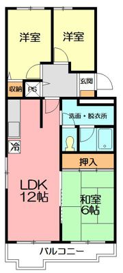 エレーヌ水澤の間取り画像