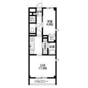 アンプルールフェール東花園の間取り画像
