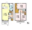D-room西長住の間取り画像