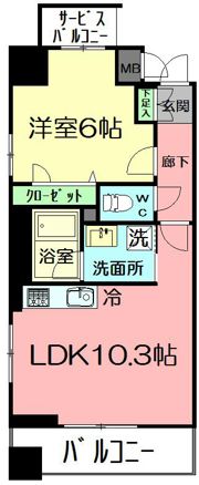 ベルヴュコート湘南の間取り画像
