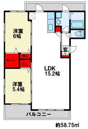 エレガンテ京ノ尾の間取り画像