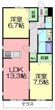 ペイサージュの間取り画像