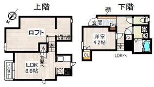 CB博多南カレントの間取り画像