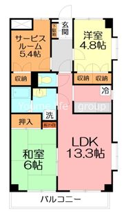 ソシアグリーンオークの間取り画像