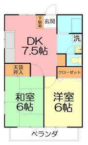 ヴィラ元町の間取り画像