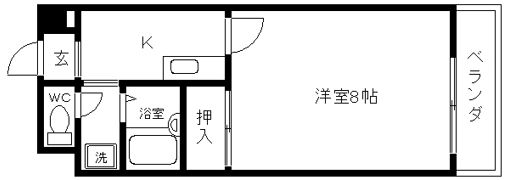 フローレンス本町の間取り画像