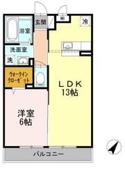 マグノリア湘南台の間取り画像