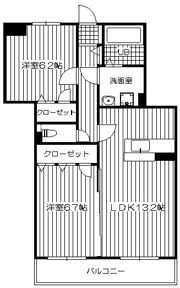 サンライズNの間取り画像