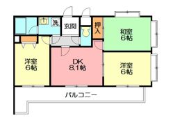 ヒルサイドクラタの間取り画像